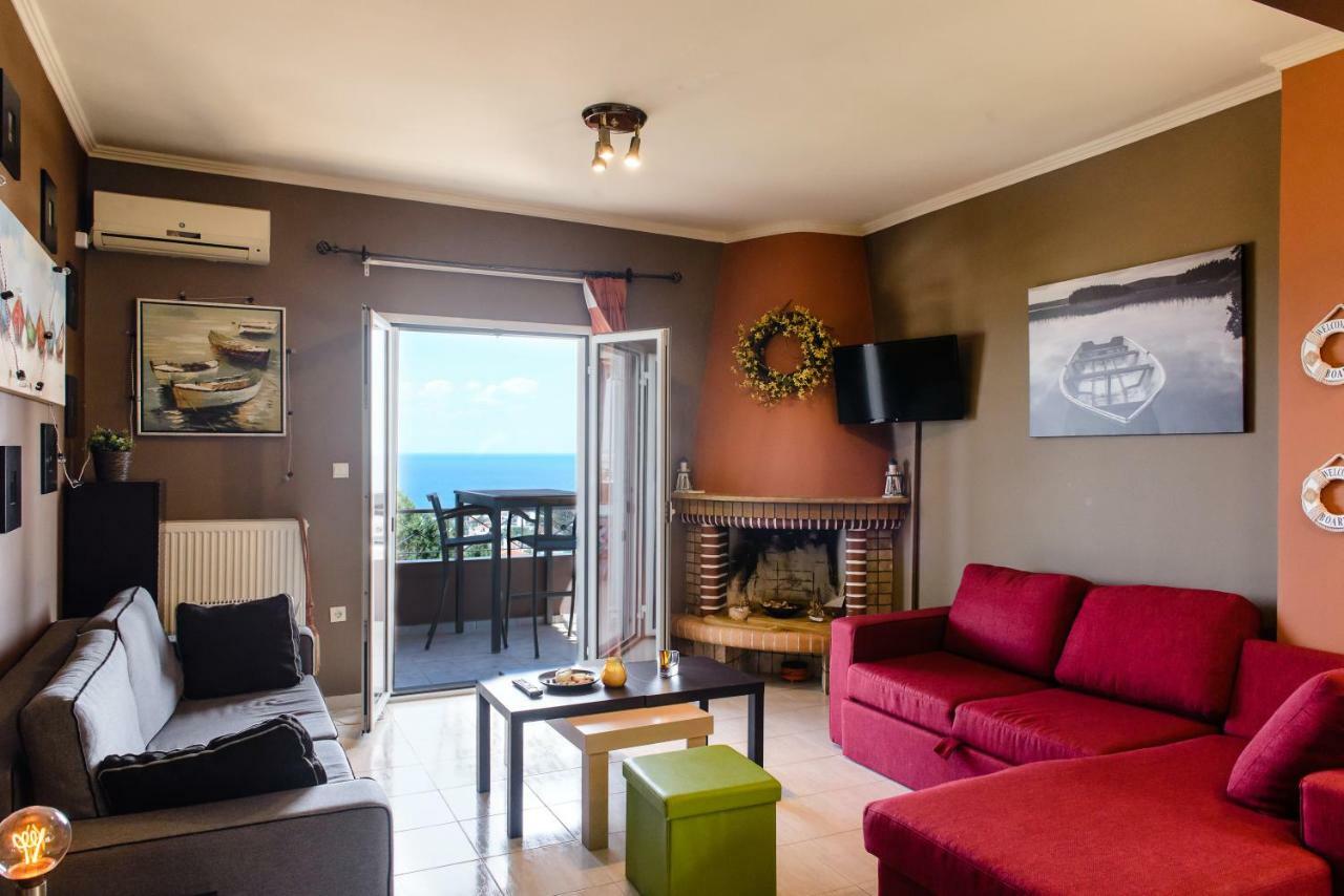 Peris Panoramic Villa Near Athens Airport Paralia  Eksteriør bilde