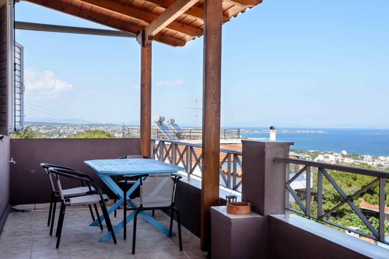 Peris Panoramic Villa Near Athens Airport Paralia  Eksteriør bilde